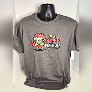 Humor "Im A Super Fun Guy! Graphic Tee Mens XL